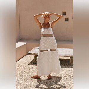 SABO NWT White Miliano Maxi Dress Size XXS/US0